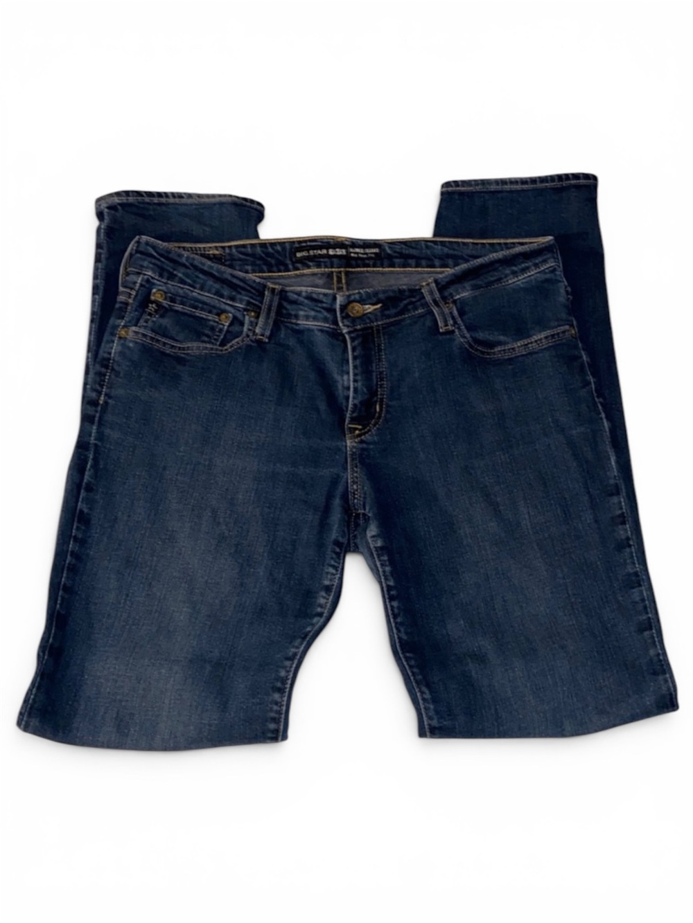 Big Star Maddie Skinny Mid Rise Fit Size 30 R Women’s Blue Jeans Denim